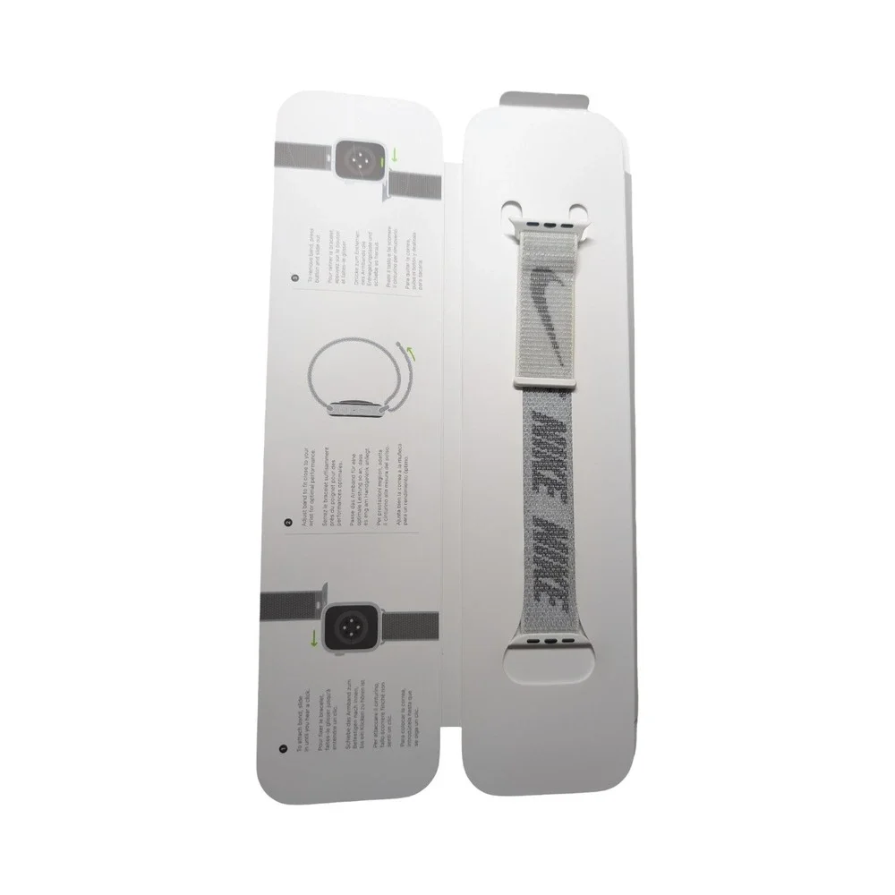 22-S Apple Watch 45mm Summit White Nike Sport Loop HKK1515N25 ⬇️